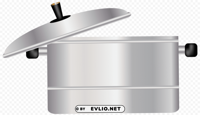 cooking pot Transparent PNG Isolated Object with Detail