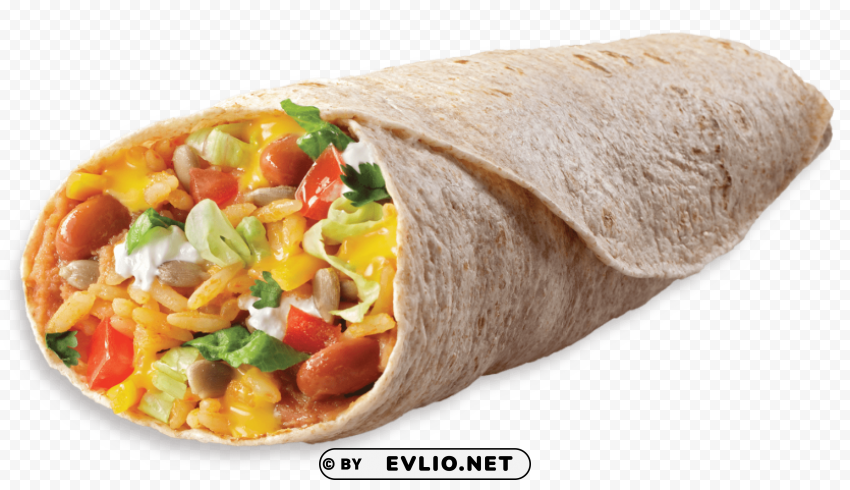 burrito Isolated Subject in Clear Transparent PNG