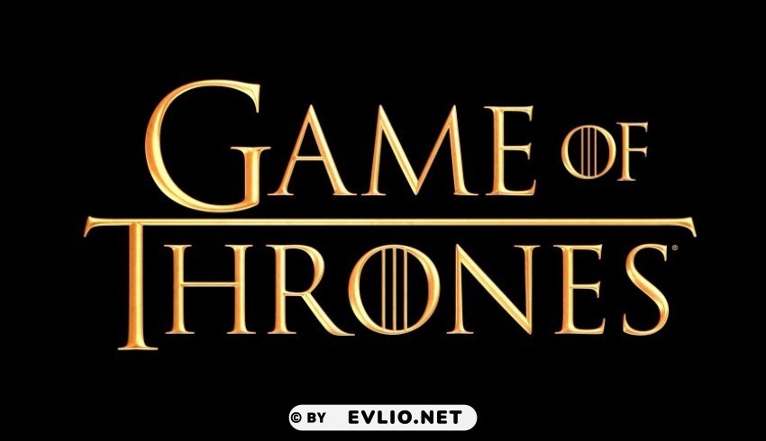 game of thrones logo vector PNG with no background for free