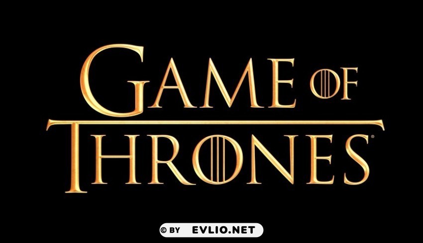 Game Of Thrones Logo Vector PNG With No Background For Free