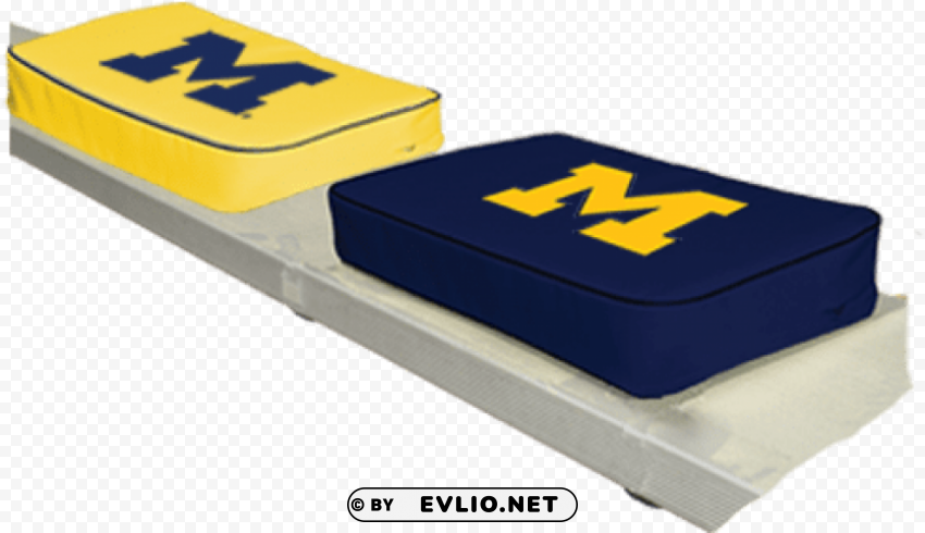 michigan football seat cushions Clear PNG image