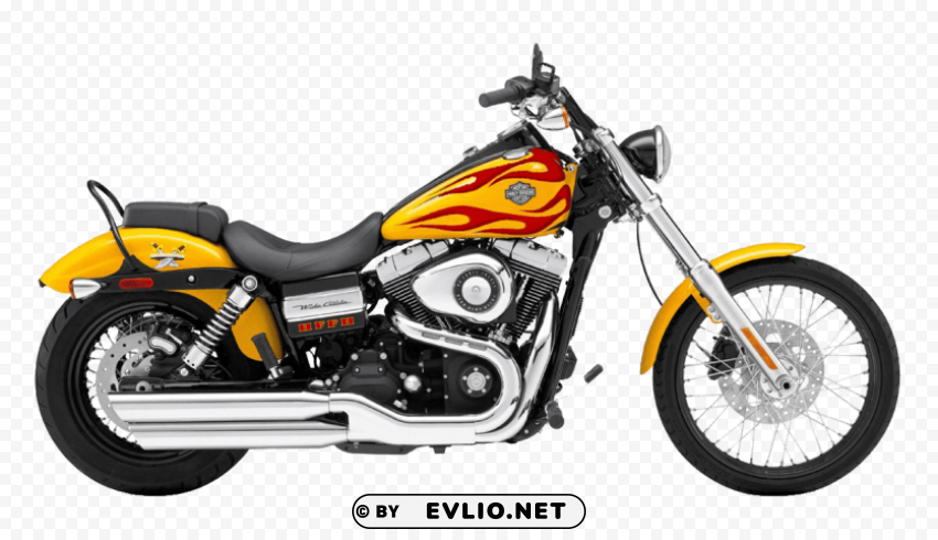 Transparent PNG image Of red yellow harley davidson motorcycle PNG clipart with transparent background - Image ID c43a2c2d