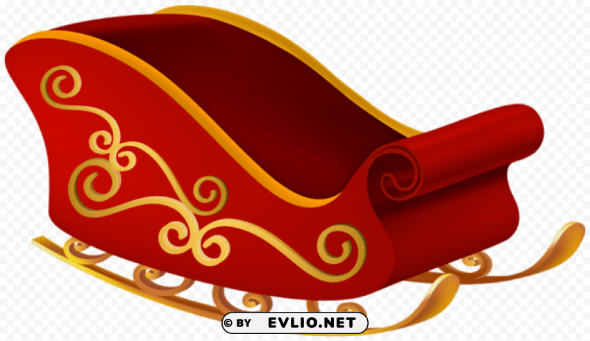 christmas santa sleigh Transparent PNG pictures archive