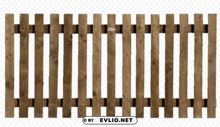 fence wood small PNG Image with Transparent Isolation