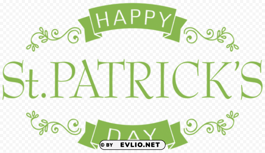 happy saint patrick's day Transparent PNG photos for projects