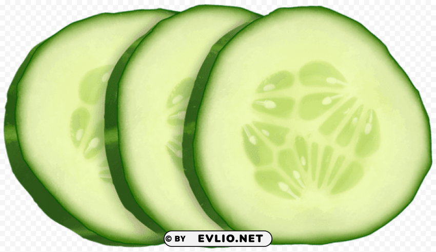 sliced cucumber Transparent PNG stock photos
