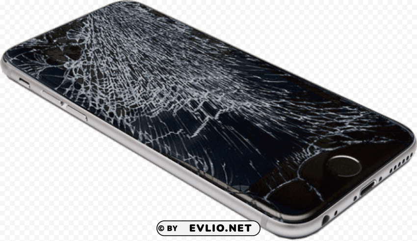 Clear iphone 6 smashed screen Free download PNG with alpha channel PNG Image Background ID 81ad5f4f