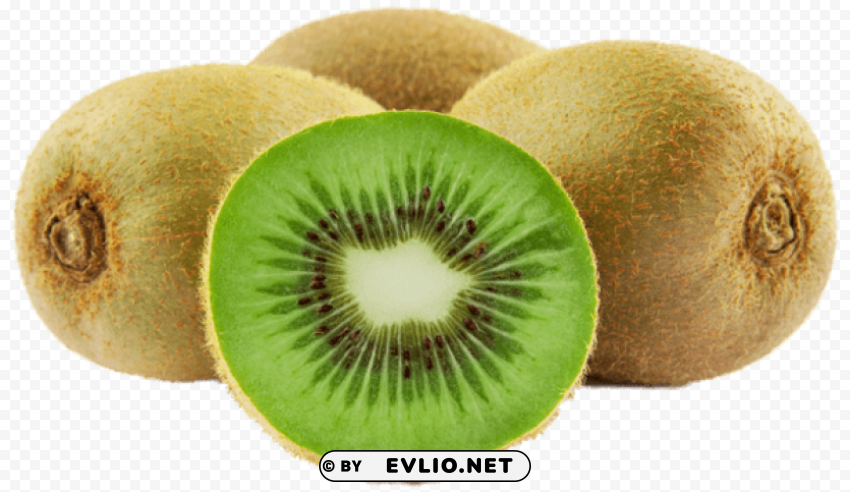 large kiwi frut HighQuality PNG with Transparent Isolation