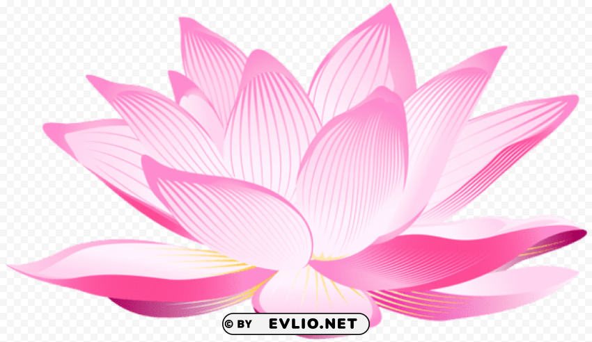 PNG image of lotus flower PNG Image with Isolated Icon with a clear background - Image ID ecadfa3f