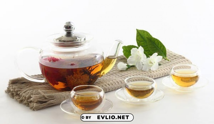 tea set PNG Image with Transparent Isolated Design