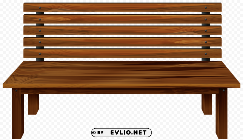 wooden bench PNG Graphic Isolated with Clarity