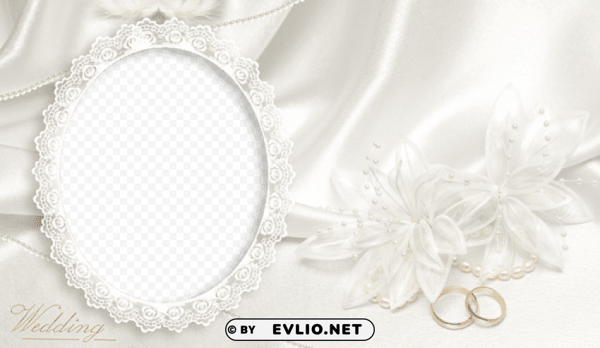 soft wedding frame Isolated Object in HighQuality Transparent PNG