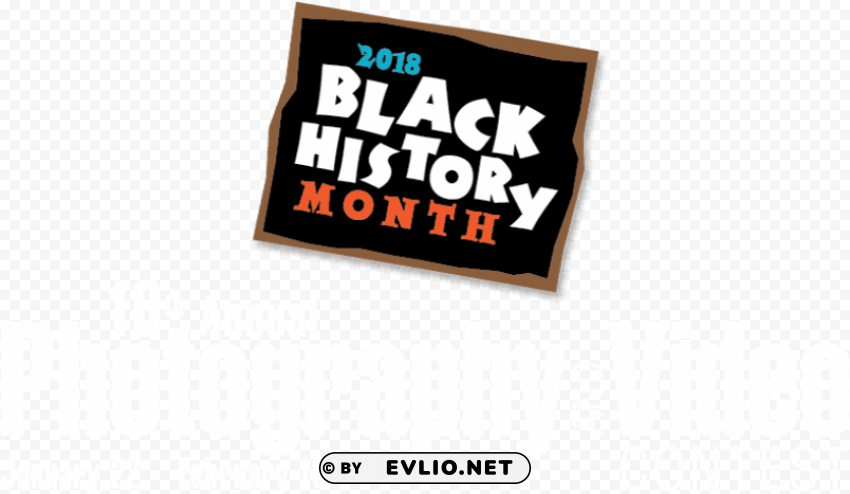 black history month 2018 PNG no background free