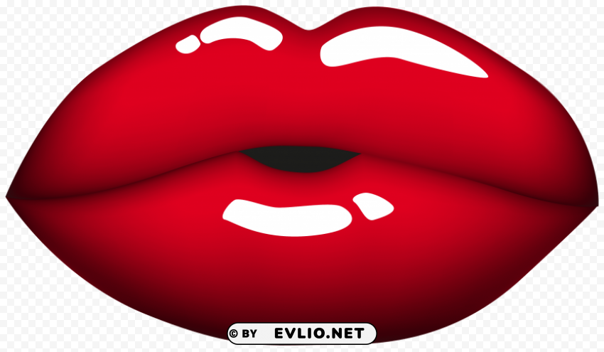 red mouth PNG files with no backdrop required