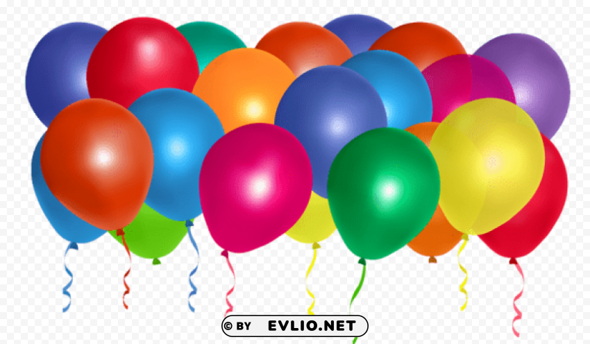 balloons bunch PNG pictures without background