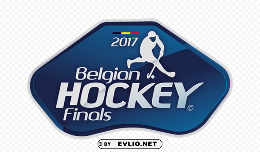 PNG image of belgian hockey finals logo Isolated Artwork on Clear Background PNG with a clear background - Image ID 7b0d790d