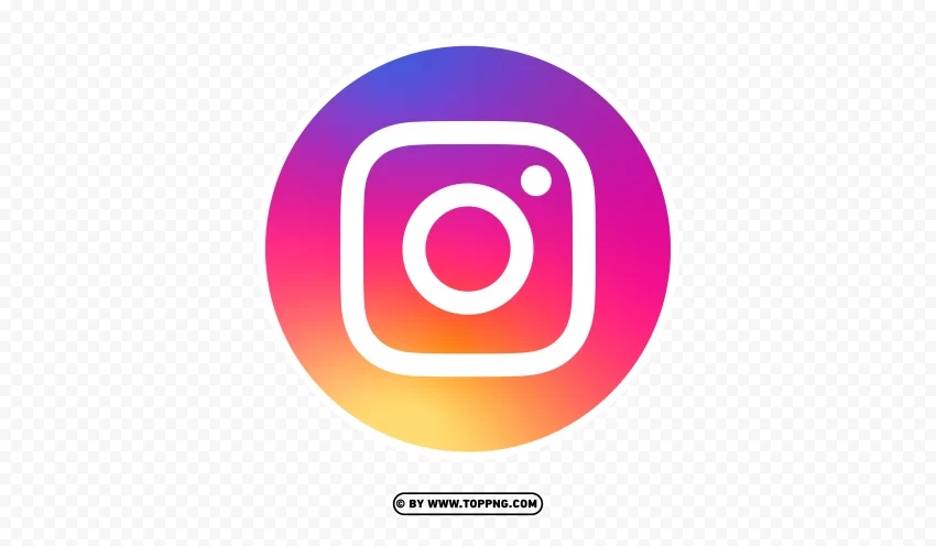 circle background instagram logo HighQuality Transparent PNG Isolated Object - Image ID b5e38420