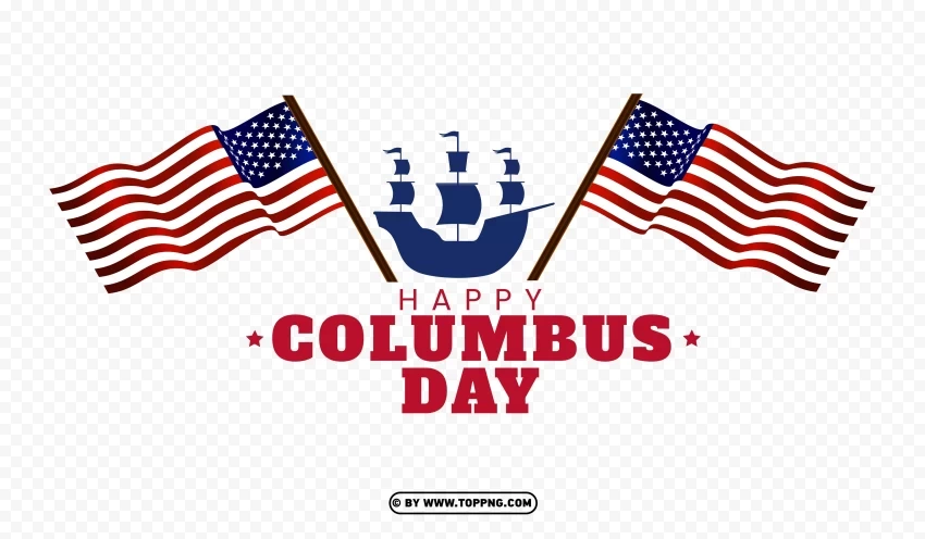 Columbus Day 2023 Graphics Free Transparent Clear background PNG images comprehensive package