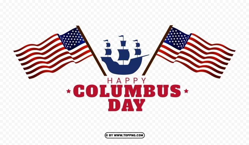 Columbus Day 2023 Graphics Free Transparent Clear Background PNG Images Comprehensive Package