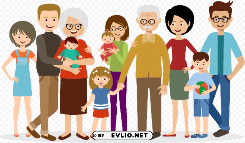 big family animated High-resolution PNG images with transparent background PNG transparent with Clear Background ID a946e621