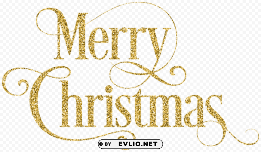 merry christmas gold PNG files with clear backdrop assortment