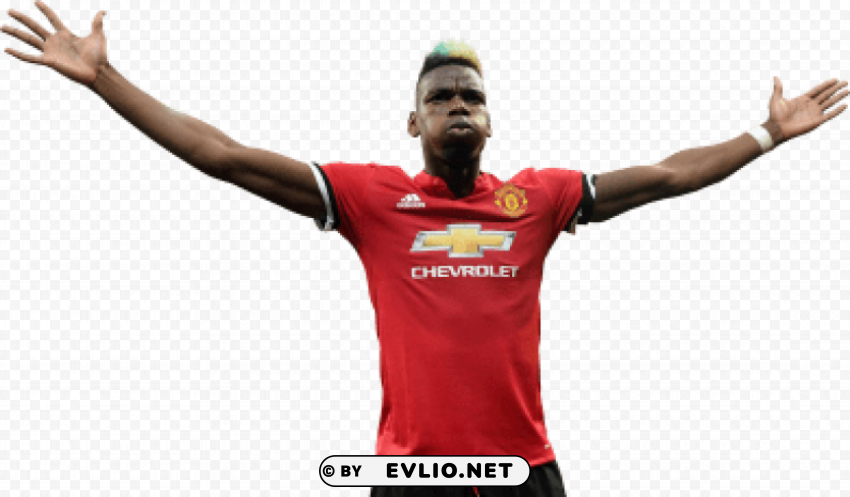 paul pogba PNG images with alpha transparency free