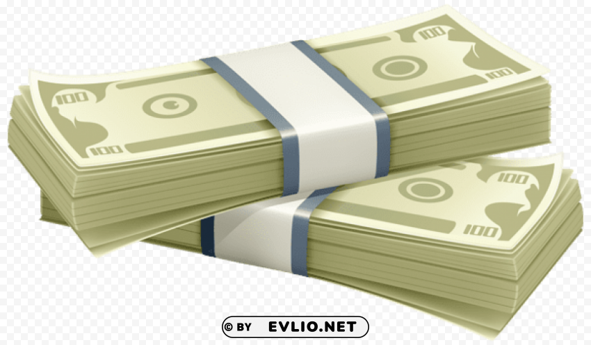 wads of money transparent PNG for t-shirt designs