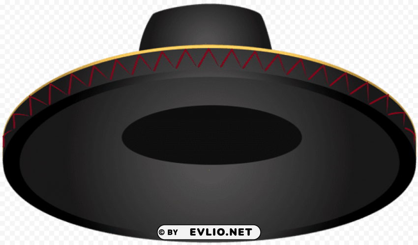 black spanish hat Isolated Subject on HighQuality Transparent PNG