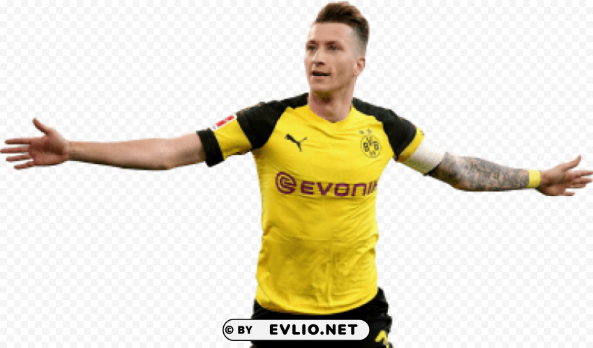 marco reus PNG Isolated Subject on Transparent Background
