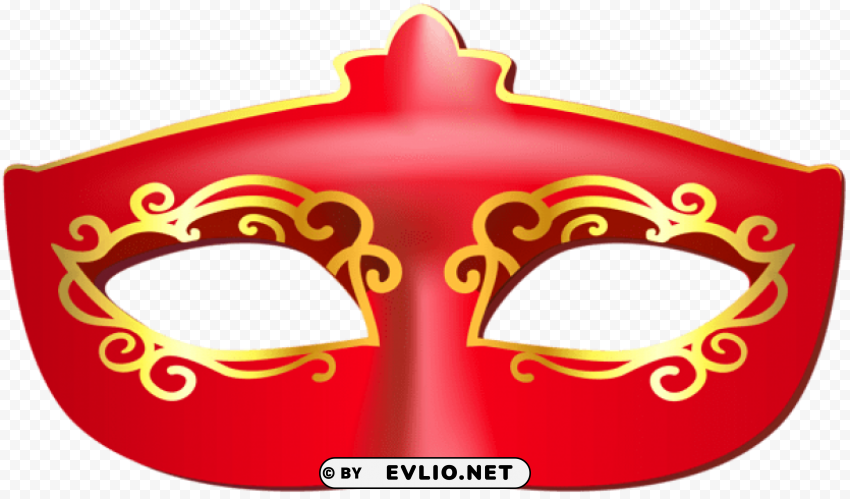red carnival mask Isolated Graphic on HighQuality PNG