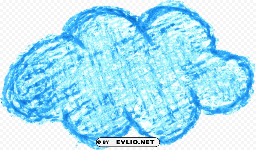 Cloud Drawing PNG with no registration needed