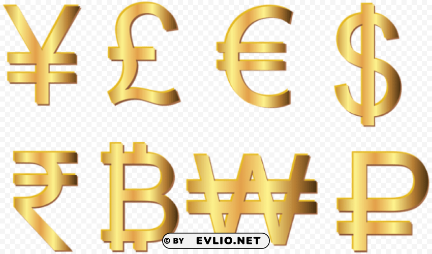 currency symbols transparent Free download PNG images with alpha channel