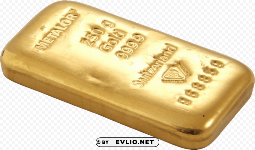 gold bar Isolated Item with Transparent PNG Background
