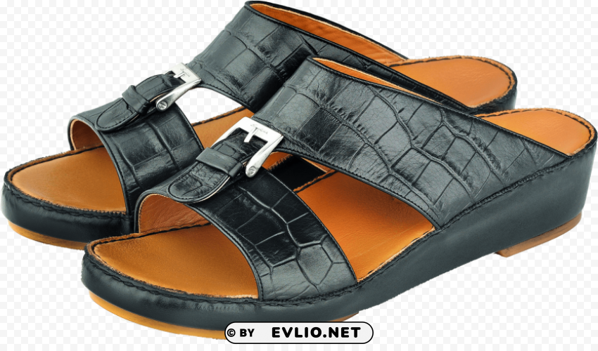 leather sandal PNG graphics with clear alpha channel collection