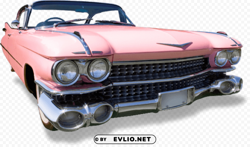 oldtimer cadillac Isolated PNG Element with Clear Transparency