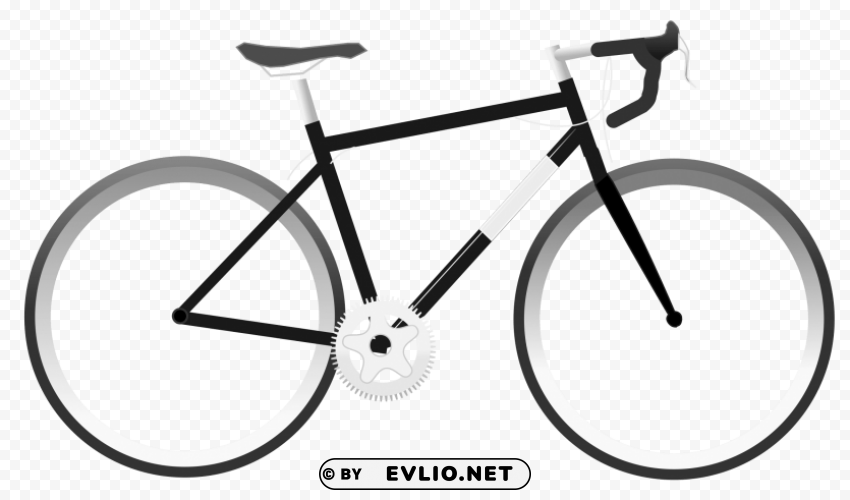 simple bike PNG Image Isolated with Clear Transparency