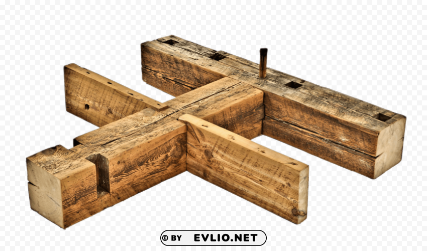 wooden girders PNG images with alpha channel diverse selection