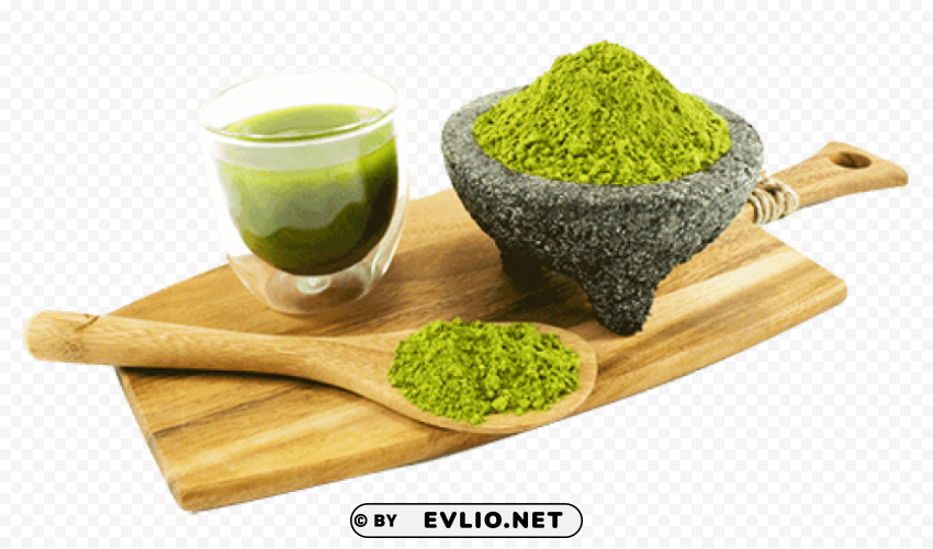 Green Tea PNG Image With Isolated Graphic