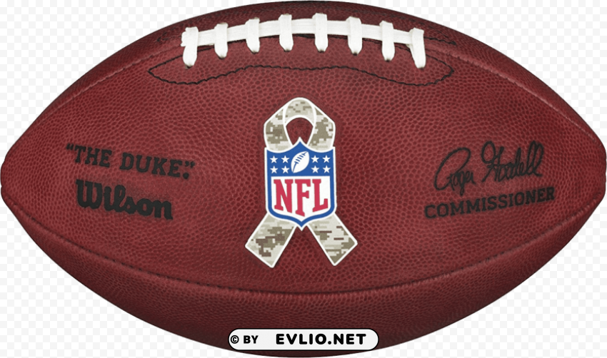 American Football Ball Side Isolated Graphic Element In HighResolution PNG