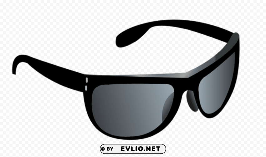 black sunglasses Transparent PNG art