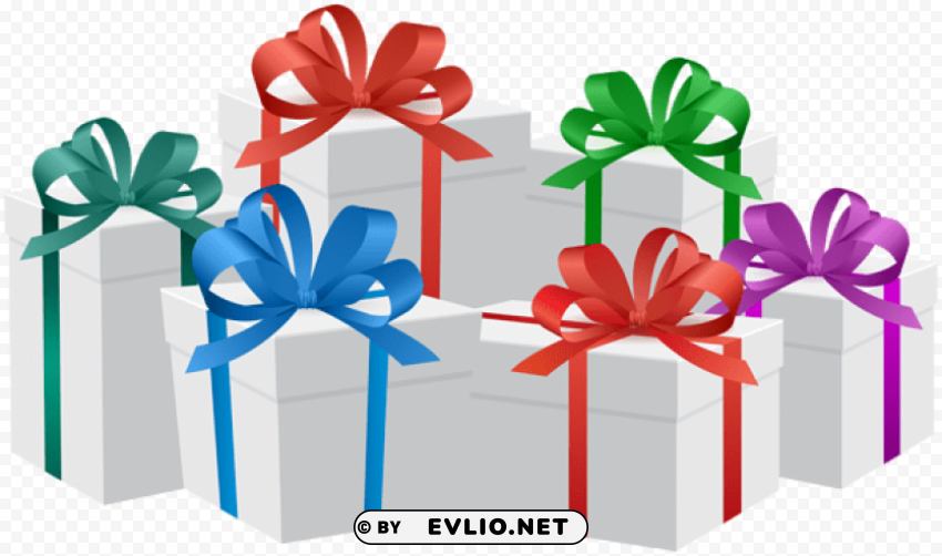 Gift Boxes Deco PNG Format