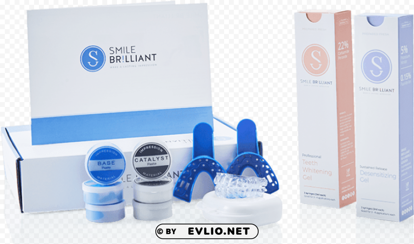 smile brilliant teeth whitening kit Isolated Artwork on Transparent Background PNG transparent with Clear Background ID c0935220