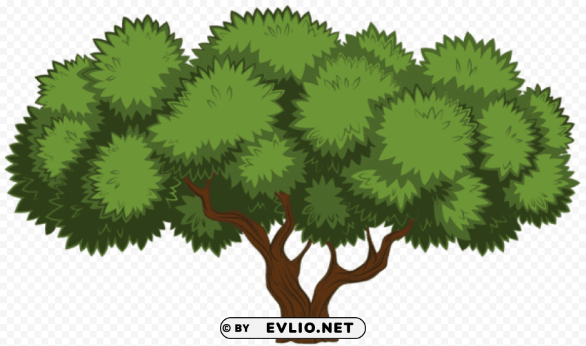 tree PNG images with alpha transparency diverse set