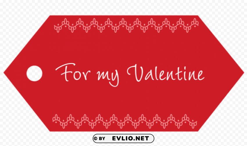 valentine labelpicture Isolated Character on Transparent Background PNG