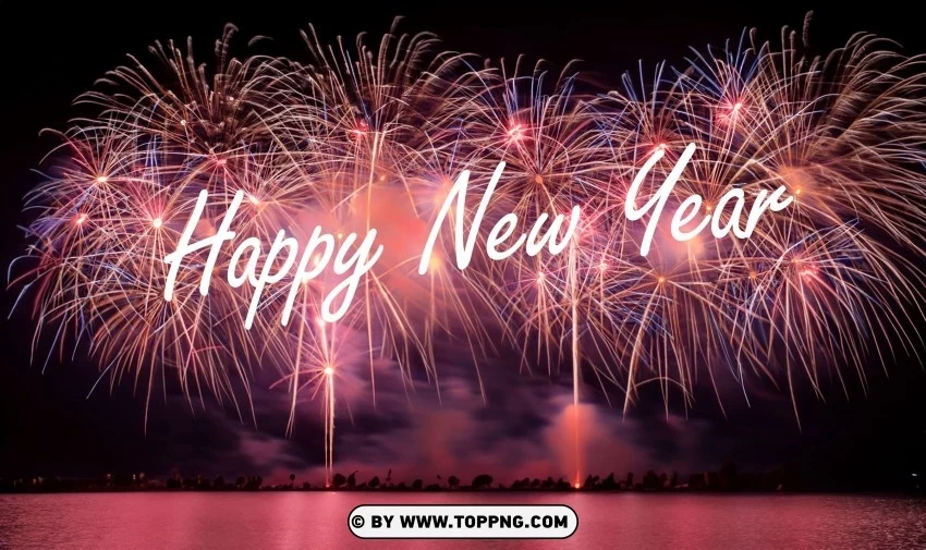Fireworks Celebration for New Year HD Wallpaper Images PNG Image with Clear Isolation
