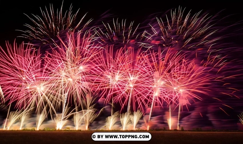 Fireworks Extravaganza Free Photos for Wallpaper PNG Graphic Isolated on Clear Backdrop