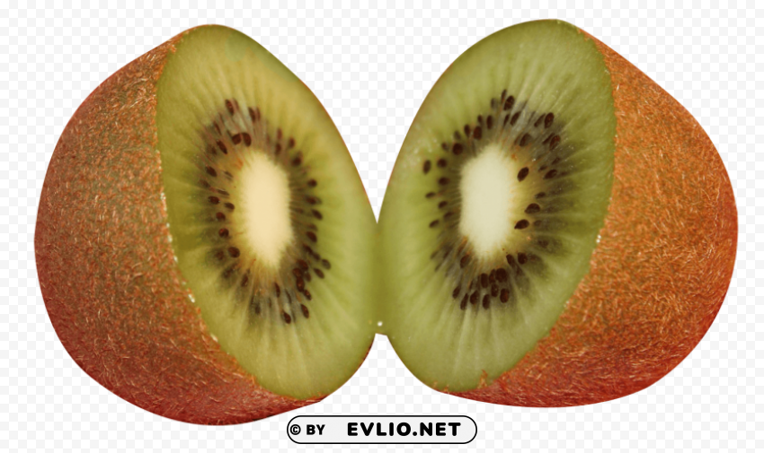 Kiwifruit PNG files with alpha channel