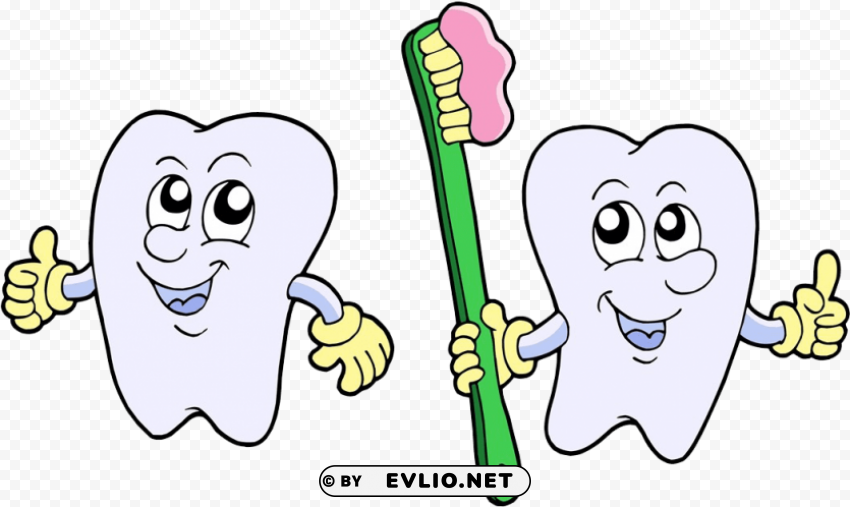 cartoon teeth smile PNG graphics with transparent backdrop