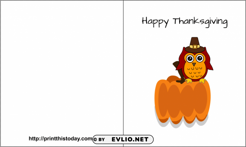 cute printable thanksgiving cards Free PNG images with transparent layers compilation