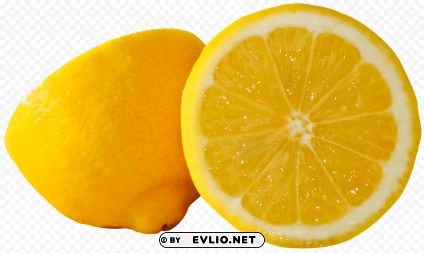 lemon Isolated Icon on Transparent PNG